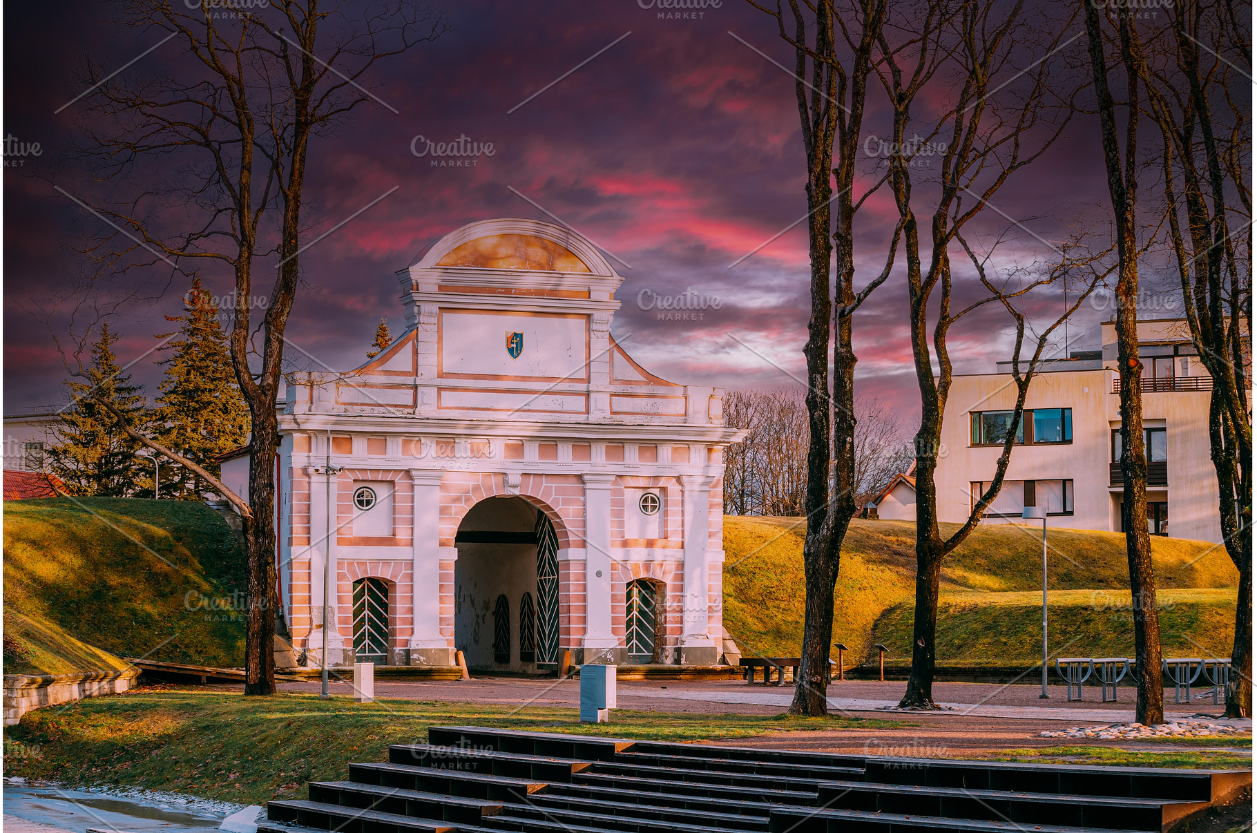 Parnu, Estonia. View Of Tallinn Gate, an Architecture Photo by Our Amazing World