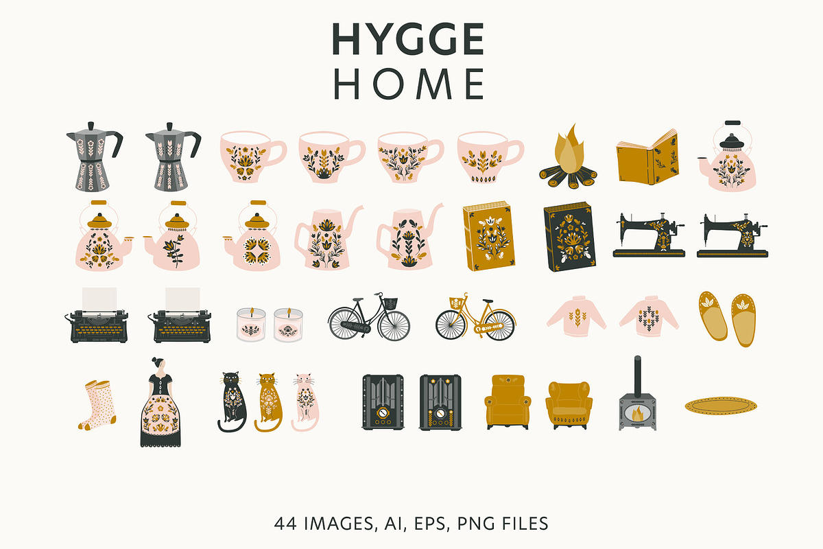 Hygge Home Illustrations, an Animal Illustration by Chus Moreno Studio (Photo 4 of 5)
