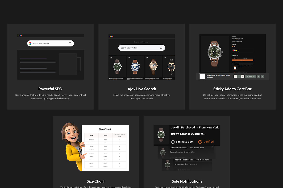 Watch Shopify Theme 2.0, a Shopify Template by LogicGo Shopify Experts (Photo 6 of 7)