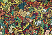 9 School Seamless Patterns Set, a Decorative Illustration by BALABOLKA (Thumbnail 2 of 5)