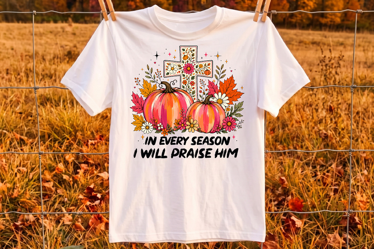 In Every Season I Will Praise Him, a Seasonal Illustration by Libby Wishes (Photo 2 of 3)