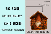 Fall Gnome Clipart Autumn  Bundle., an Illustration by SVGArt (Thumbnail 6 of 8)