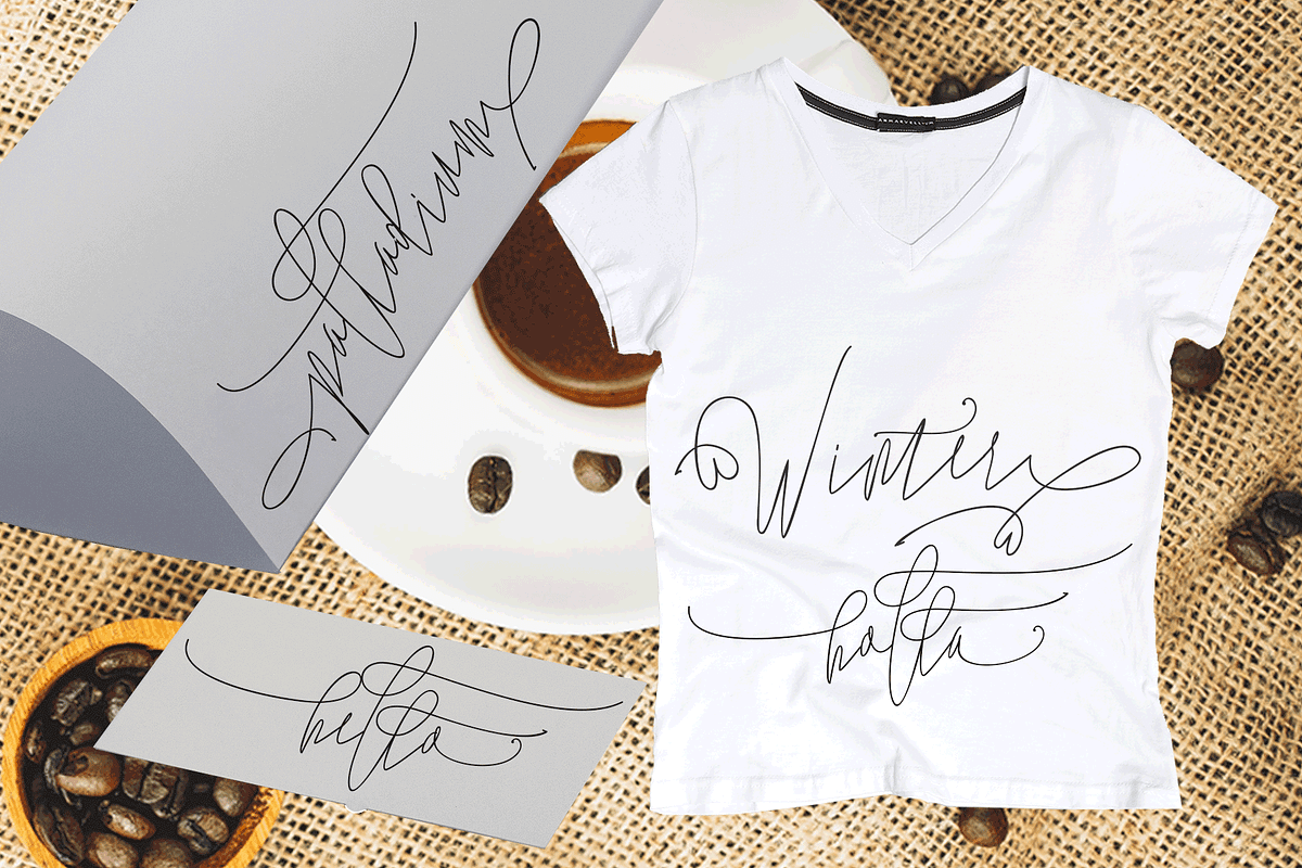 Lovellyana comes with 10 Elegant, a Script Font by Deniz86 (Photo 8 of 10)