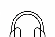 44 vector Music Audio Icon Set, an Outline Icon by adenpinkstore (Thumbnail 24 of 28)