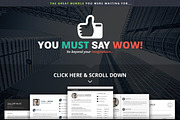 Top Sellers Resume Mega Bundle, a Resume Template by SNIPESCIENTIST (Thumbnail 5 of 5)