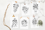 Mystical Mushrooms - graphic kit, an Animal Illustration by My Space Garden (Thumbnail 10 of 17)