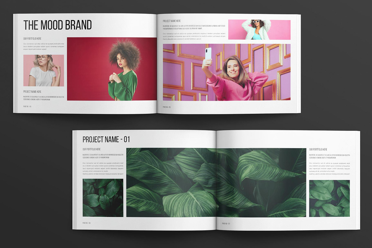 Portfolio Design Template Landscape, a Brochure Template by E-Type (Photo 3 of 7)
