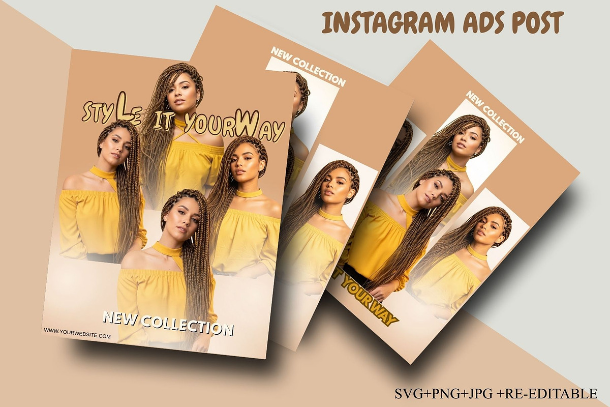 Editable Fashion Flyer Template, a Social Media Template by Aban's World (Photo 1 of 3)