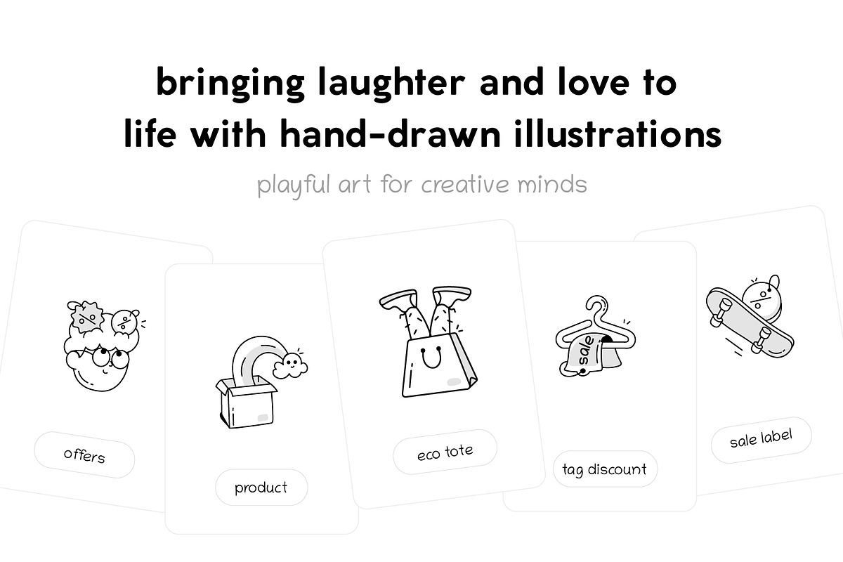 Shopping Doodle Icons, an Outline Icon by Vectors Market (Photo 2 of 10)