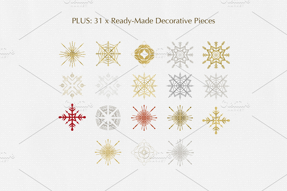 Ornamentals Procreate Brushes Kit, a Brush Add-On by White Lane Studio (Photo 5 of 8)