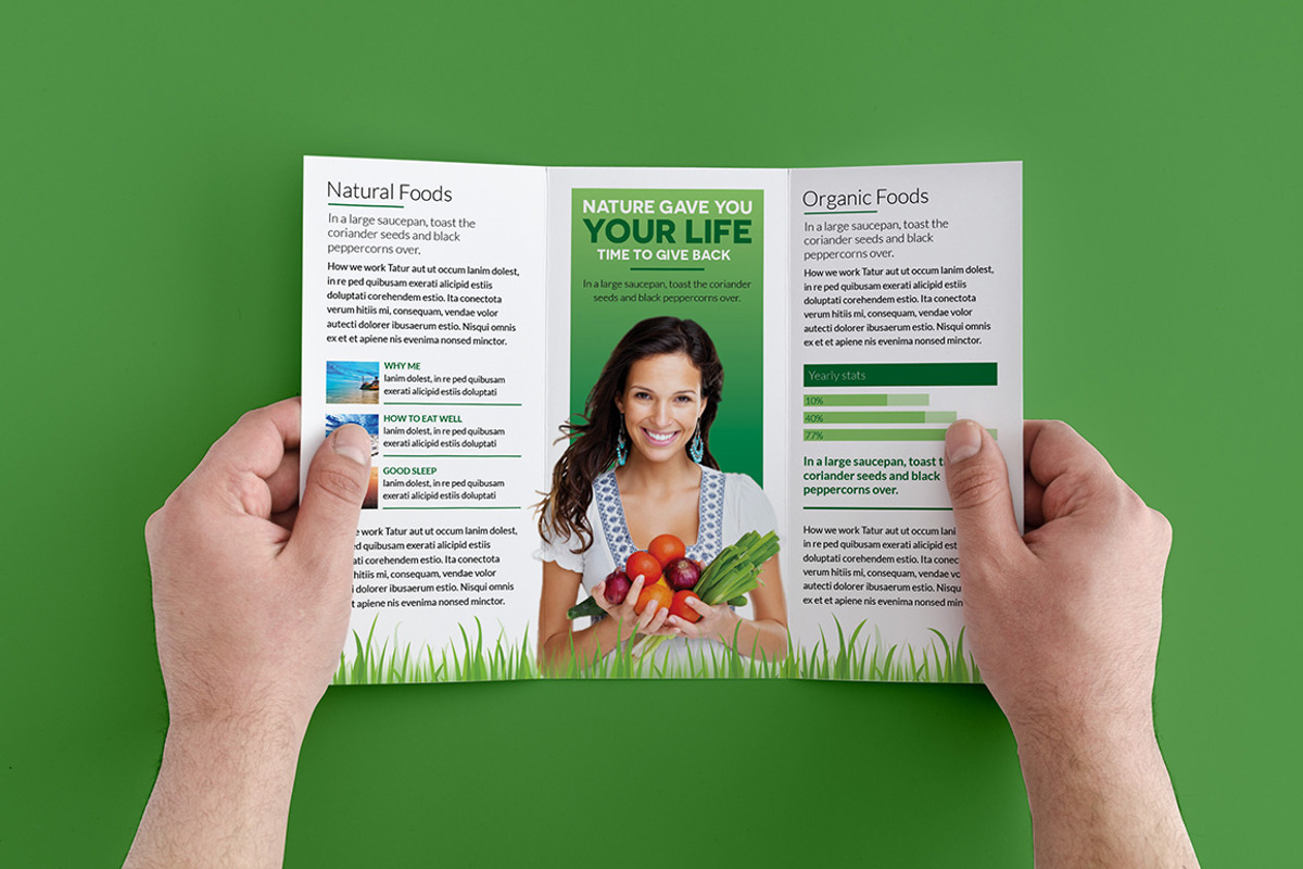 Eco Nature 3fold Brochure, a Brochure Template by Print design (Photo 2 of 3)
