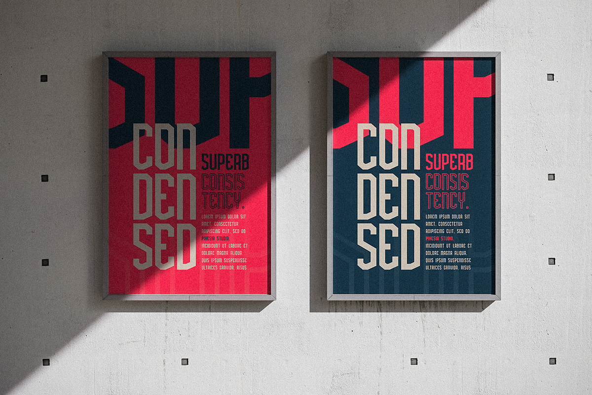 Brightland - Condensed Sans Serif, a Sans Serif Font by Pixesia Studio (Photo 8 of 13)