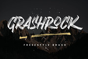Grashrock - Freestyle brush, a Font by Arterfak Project (Thumbnail 1 of 12)
