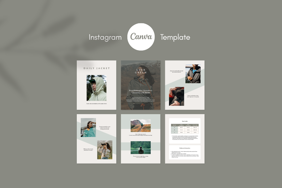 Sustainable Fashion Social Media Kit, a Social Media Template by batang (Photo 3 of 5)