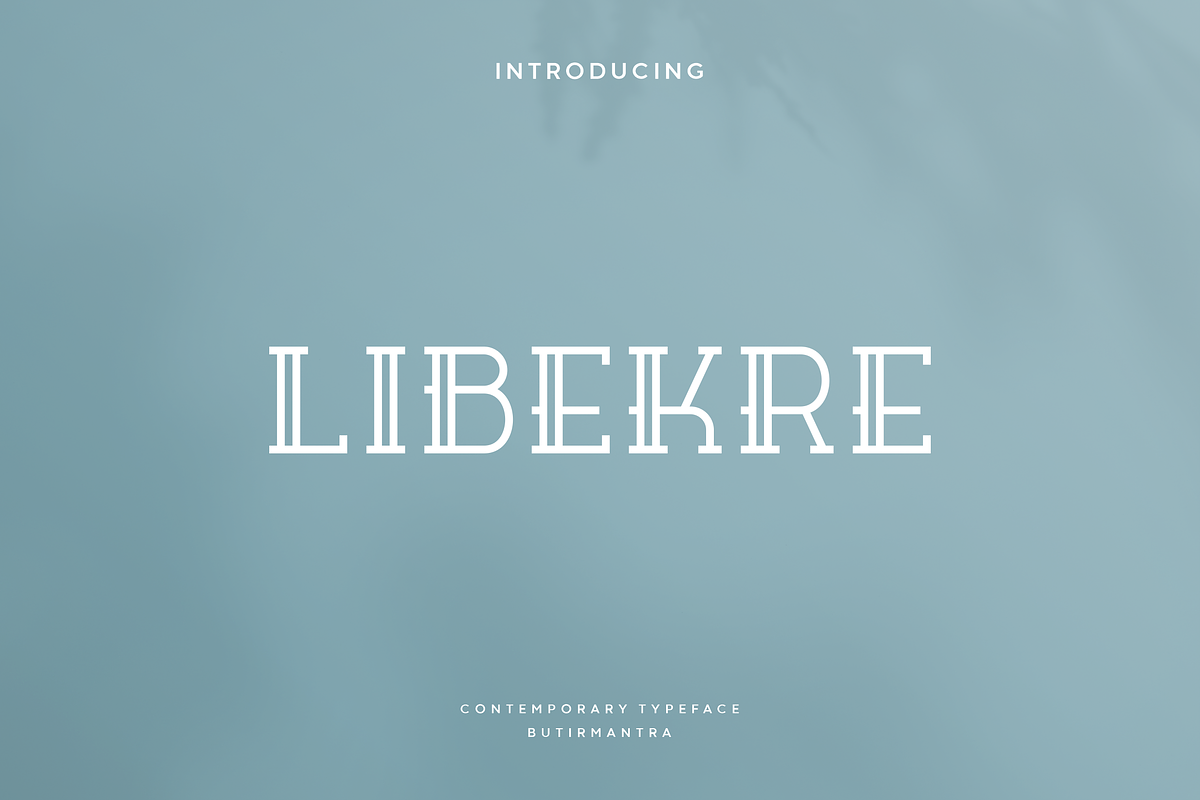 Libekre - Modern Luxury Typeface, a Sans Serif Font by Letterna (Photo 1 of 4)