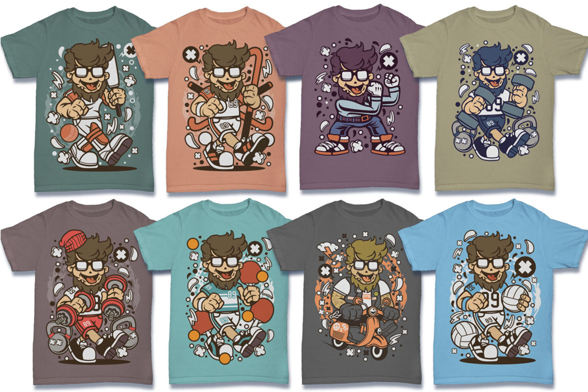Cartoon Vector 6 Design Bundle, an Illustration by roach_graphic (Photo 11 of 29)
