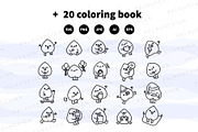 Cute Kawaii Autumn Leaf Character, a Seasonal Illustration by Palau (Thumbnail 11 of 12)
