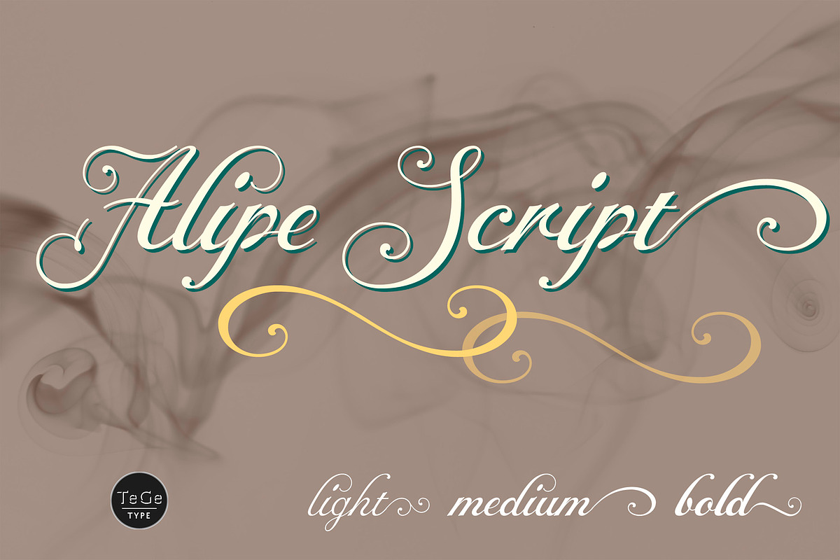 Alipe Script, a Script Font by TeGeType foundry (Photo 1 of 6)