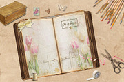 Religious Easter Spring Junk Journal, a Background Graphic by JoDitt Designs (Thumbnail 4 of 4)