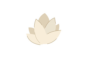 pond lotus flower cartoon vector, an Object Illustration by pikepicture