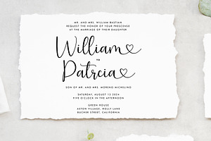 Heart Style Wedding-Business Font