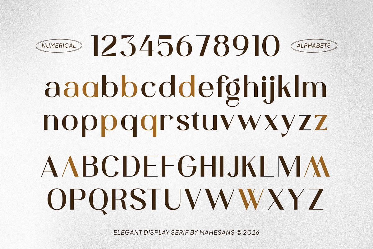 Matteo – Elegant Display Sans Serif, a Sans Serif Font by Mahesans Co (Photo 9 of 10)
