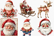 Patchwork Christmas Cute Santa, an Illustration by Canvas Craft (Thumbnail 4 of 8)