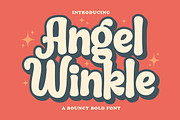 Angel Winkle a Bouncy Bold Font, a Font by Blankids Studio (Thumbnail 1 of 12)