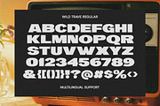 Wild Trave Nostalgic Bold Sans, a Sans Serif Font by Letterhend Studio (Thumbnail 5 of 12)