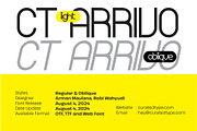Arrivo Sans Light - Modern Sans Font, a Sans Serif Font by CuratedType Studio (Thumbnail 7 of 9)