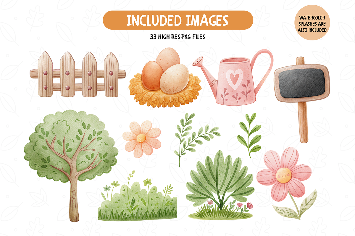 Farmhouse Animals PNG Bundle, an Illustration by TatiMockup (Photo 4 of 5)