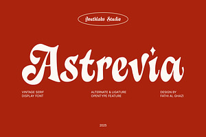 Astrevia - Vintage Serif Display