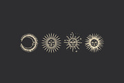 Shine. Sun, moon, stars and crystals, an Illustration by Chikovnaya (Thumbnail 10 of 13)