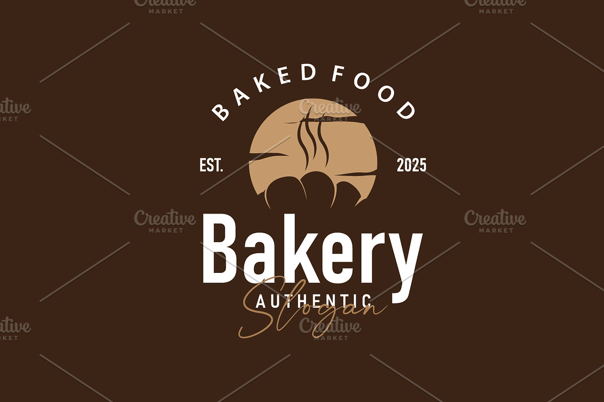 food delicious and tasty bread logo, a Branding & Logo Template by Maylianaw28