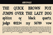 Abegnale Typeface, a Font by Ian Irwanwismoyo (Thumbnail 2 of 7)