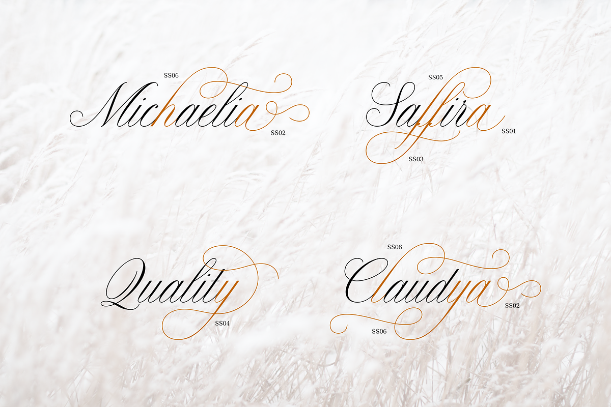 Claudya Script preview 8