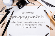 Fingerbreadth Font, a Handwritten Font by Melinda Long (Thumbnail 1 of 7)