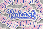 Podcast, podcasters and listeners, a Person Illustration by Fave Brush (Thumbnail 6 of 7)