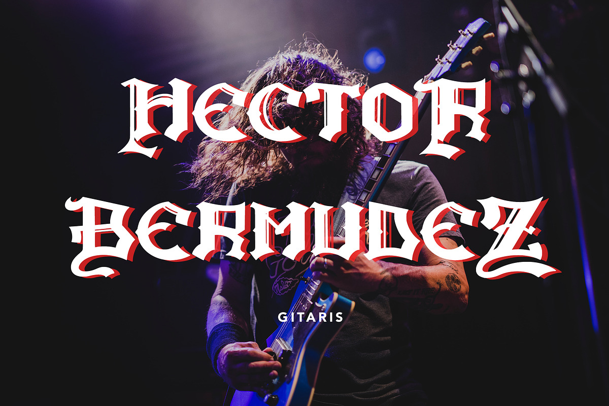 Sonicfair - Gothic Typeface Font, a Handwritten Font by Arendxstudio (Photo 3 of 9)