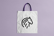 Modern Monoline Horse Logo, a Branding & Logo Template by Vectorium Studio (Thumbnail 2 of 2)
