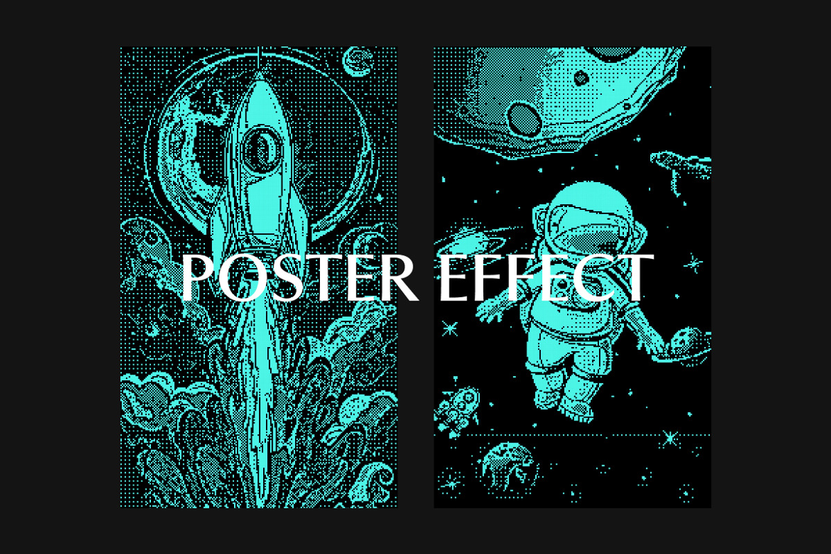 Pixel Screen Photo Effect, a Layer Style Add-On by dokudokunomi (Photo 3 of 5)