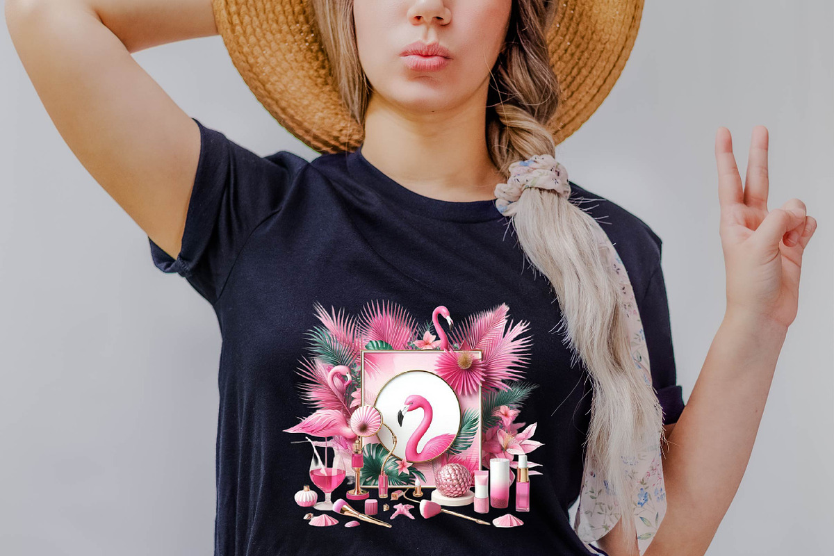Pink Summer Home Sublimation Clipart, an Illustration by SVGArt (Photo 6 of 8)