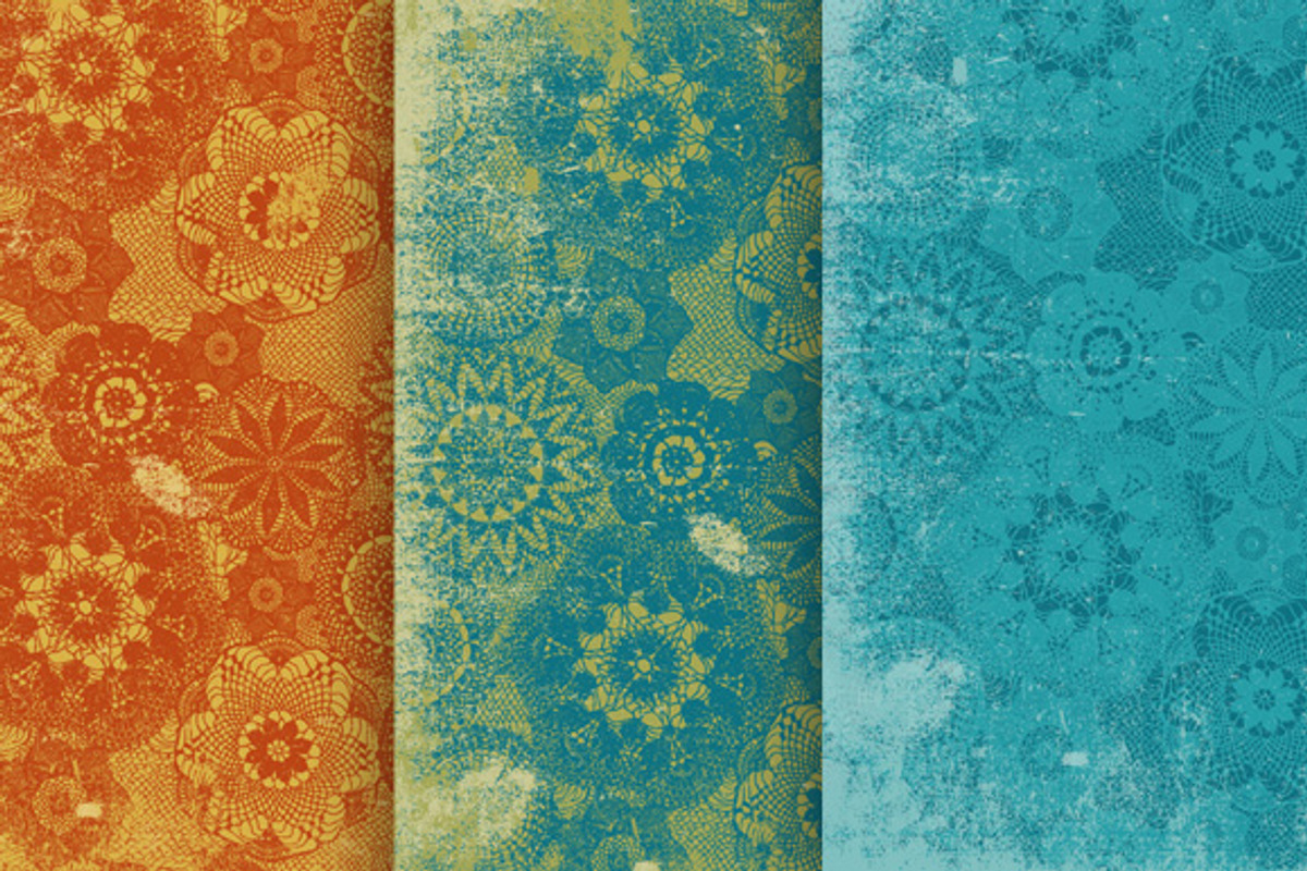 12 Lace patterned papers preview 2