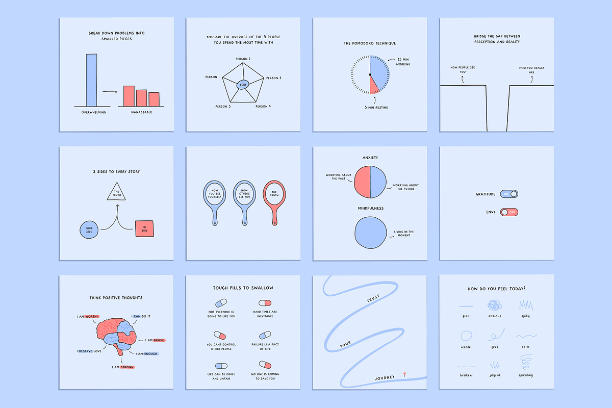 Self Help Infographics, a Social Media Template by Willoe Studio (Photo 9 of 13)