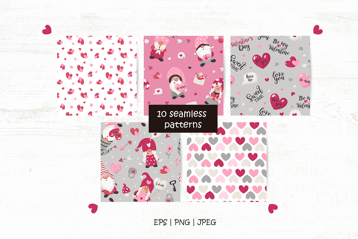 Valentine's Gnome Collection, a Graphic by Nafanya (Photo 5 of 10)