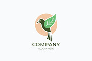 Green natural bird leaf logo, a Branding & Logo Template by Medianeka (Thumbnail 2 of 3)