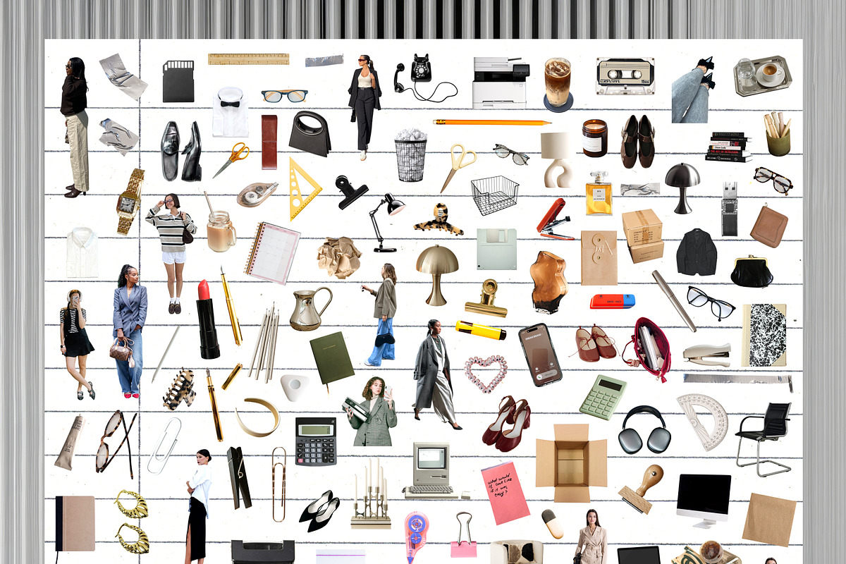 Office Siren Collage Pack, an Object Graphic by Feelsoul (Photo 7 of 9)