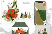 Modern Christmas Abstract Collection, a Texture Illustration by Cat In Colour (Thumbnail 5 of 10)