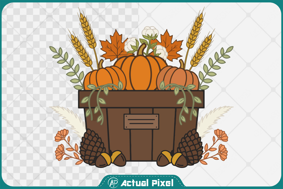 Pumpkin Patch Design Clipart Bundle, a Seasonal Illustration by Actual Pixel (Photo 3 of 17)