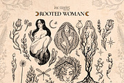 Rooted Woman | Sacred Feminine, a Person Illustration by Ink Stories (Thumbnail 3 of 16)
